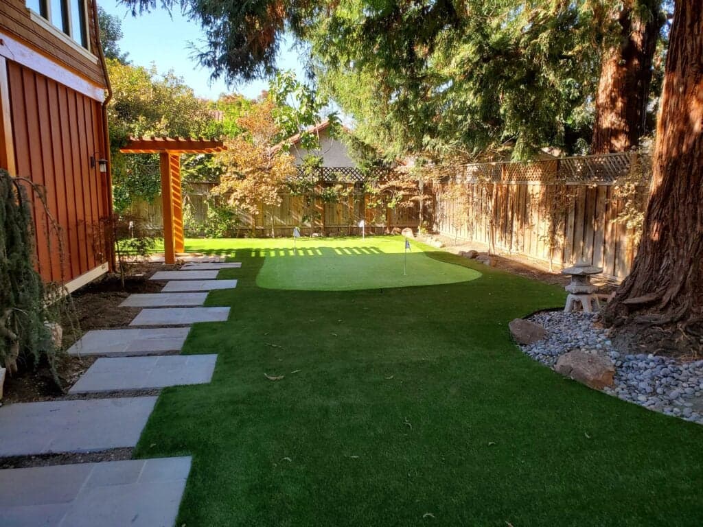 Custom Backyard Putting Green